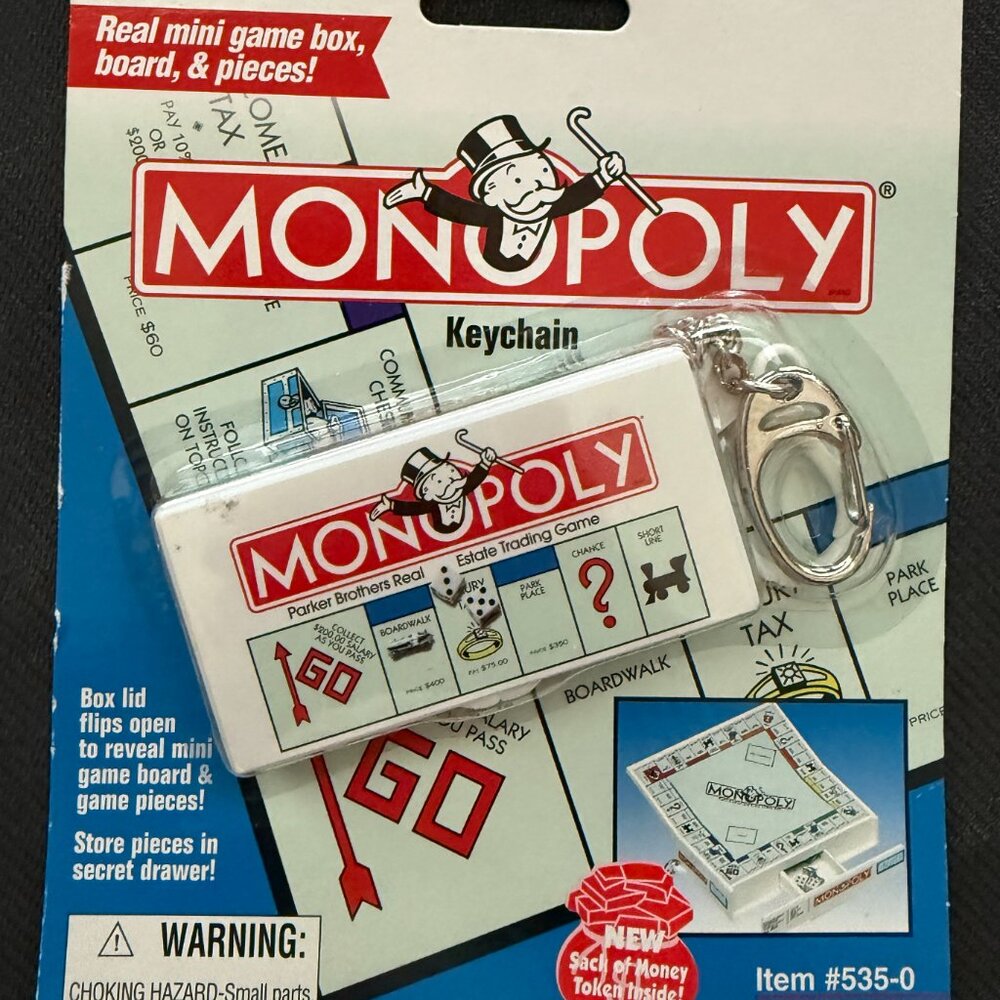 MONOPOLY - Real mini Game box, Board & Pieces - Picture 4 of 4